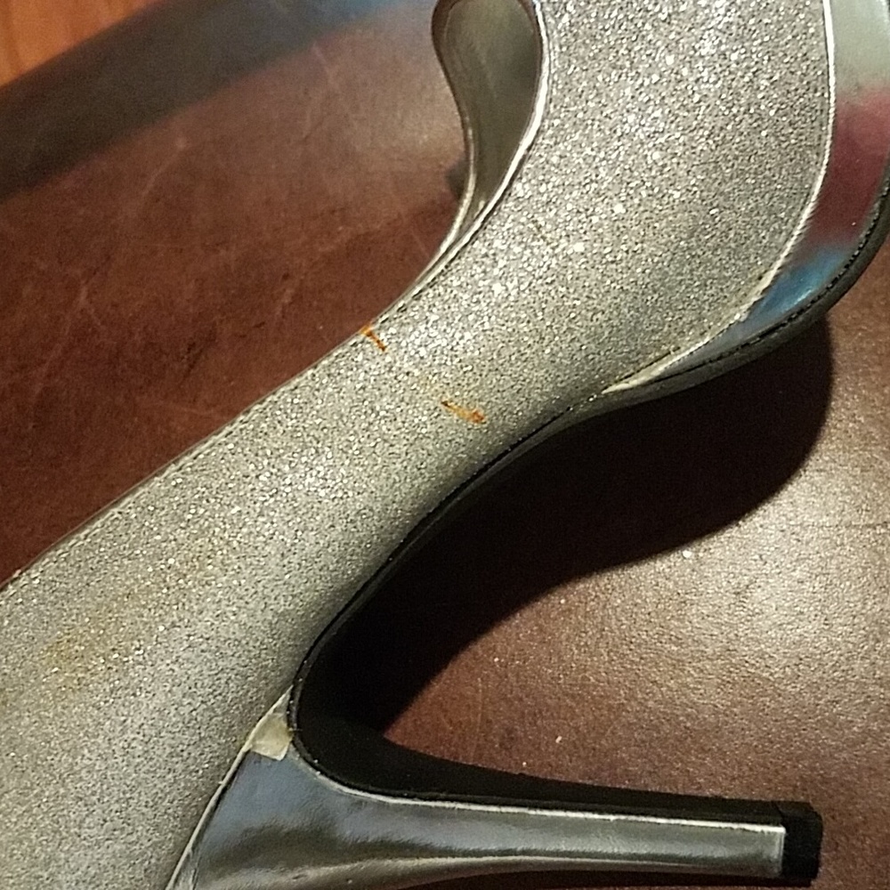 Rampage silver sparkle heels - Picture 7 of 10